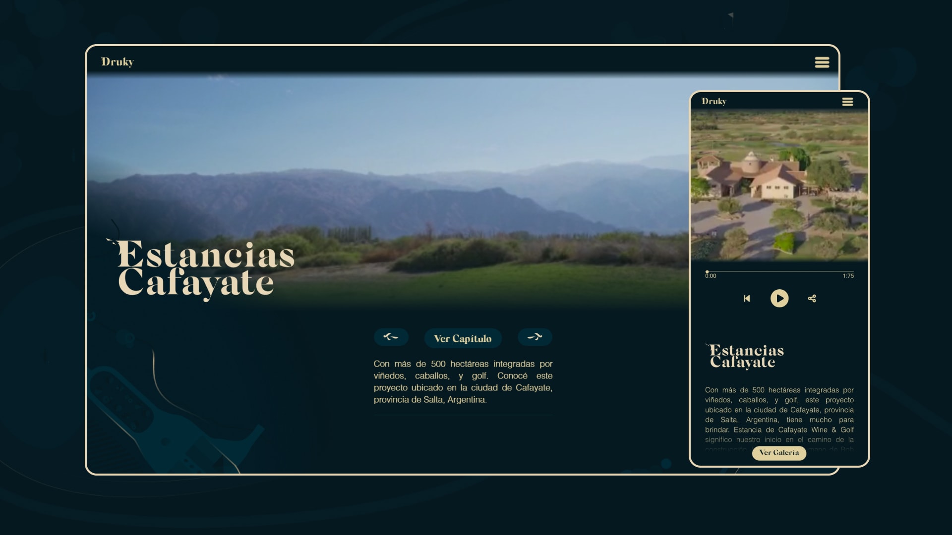 Druky - Vista de Capítulos