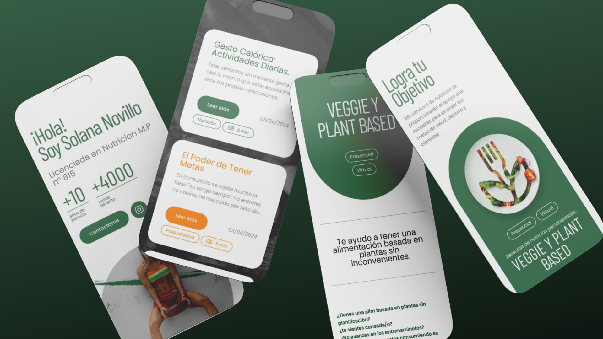 Solana Novillo - Diseño Web para Nutricionista